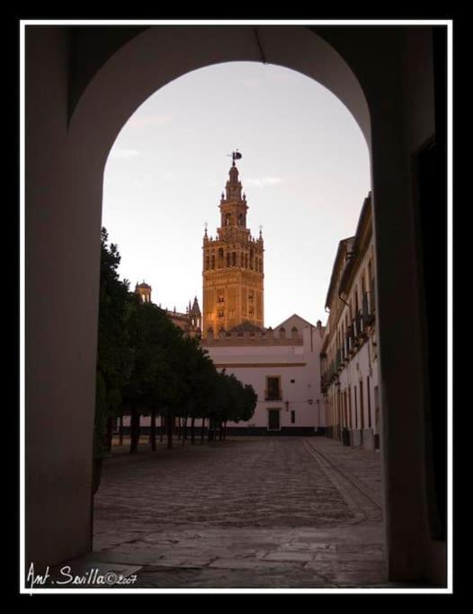 Tipico Y Pintoresco Patio De Vecinos, Con Encanto Sevilla Buitenkant foto