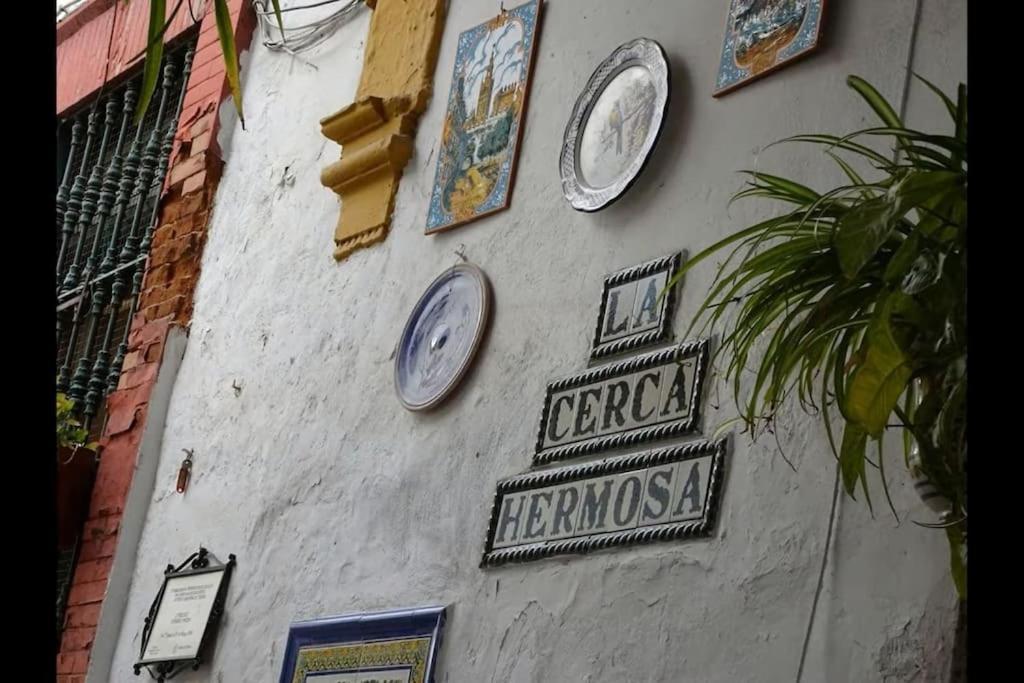 Tipico Y Pintoresco Patio De Vecinos, Con Encanto Sevilla Buitenkant foto