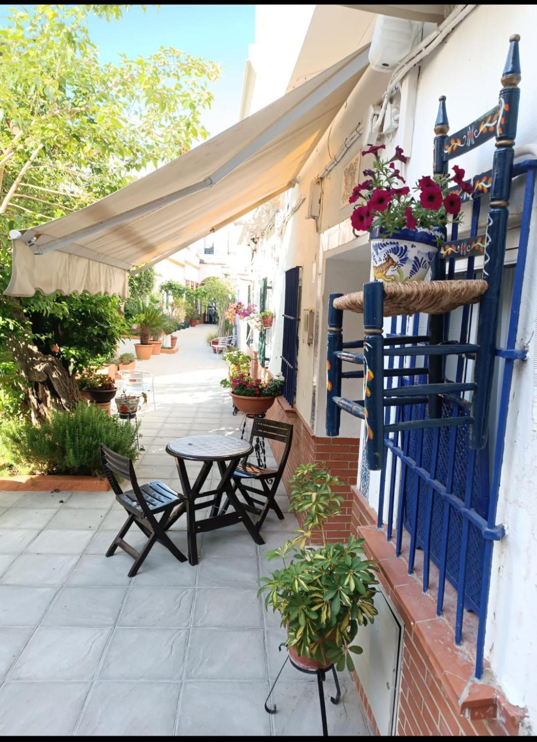Tipico Y Pintoresco Patio De Vecinos, Con Encanto Sevilla Buitenkant foto